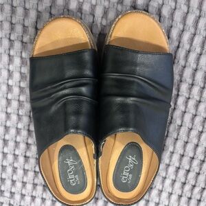 Eurosoft Black Women's Sandals